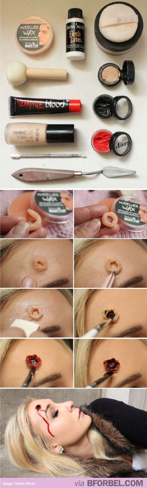 maquillaje bala