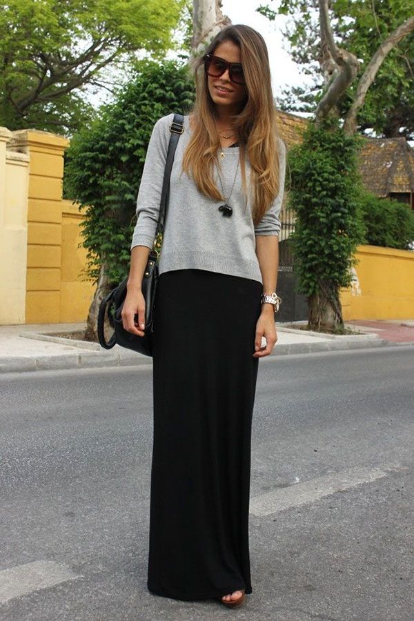 Formas De Usar Una Maxi Falda En Invierno