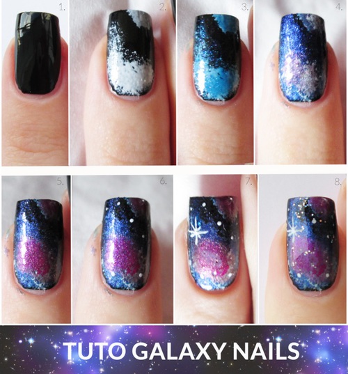 uñas galaxia