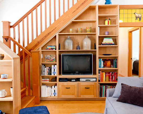 ways to use the space under your stairs14