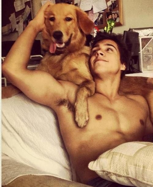 men with pets17