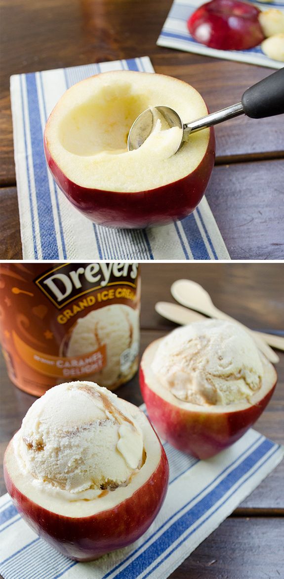 ice cream apple