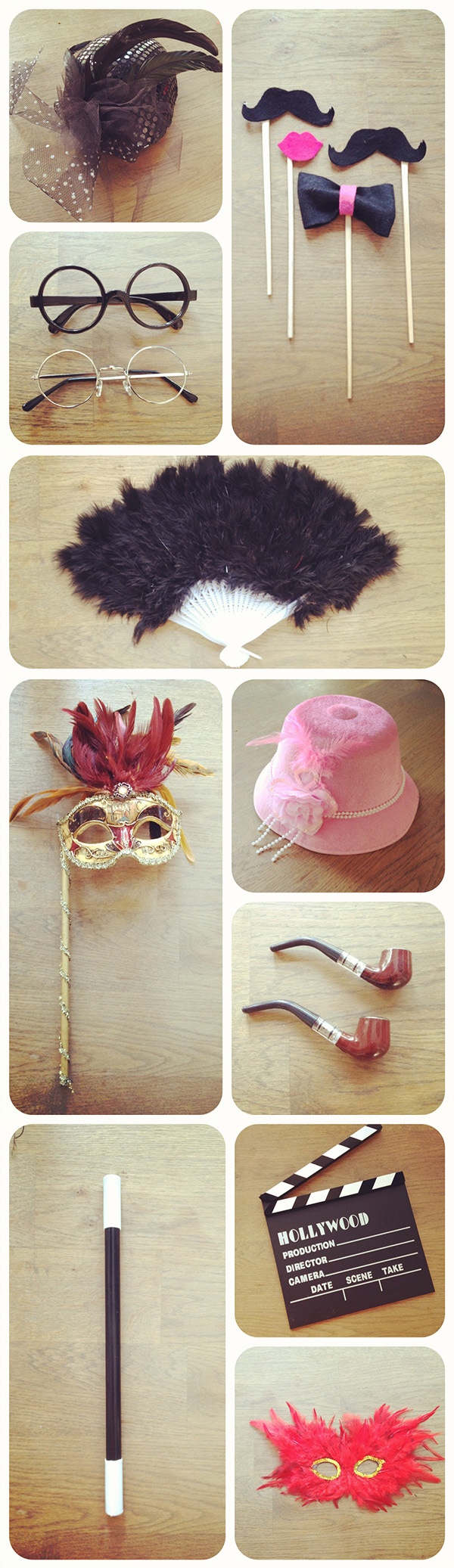 18 Divertidos accesorios que debes tener para las fotos de tu boda Es