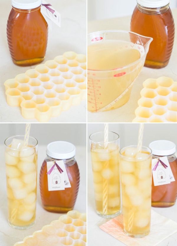 honey ice cubes