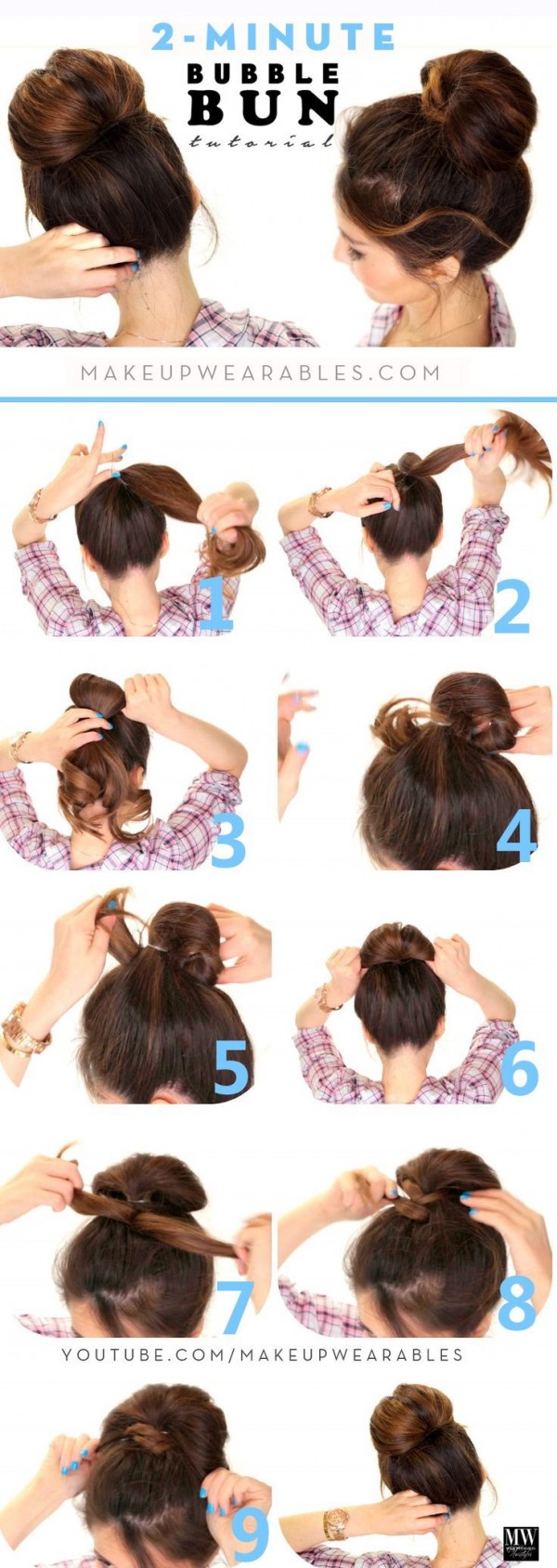 5 minutes hairstyles12