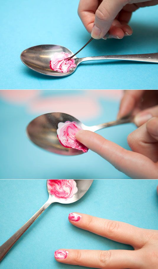nails spoon