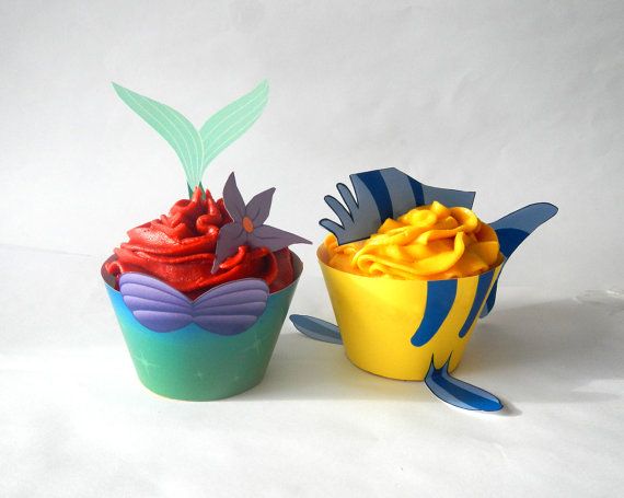 cupcake mermaid