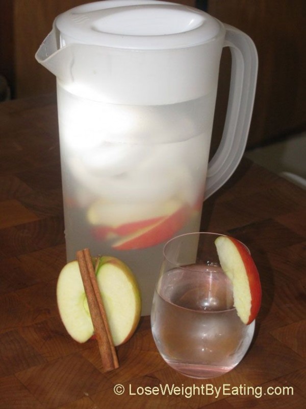 agua manzana