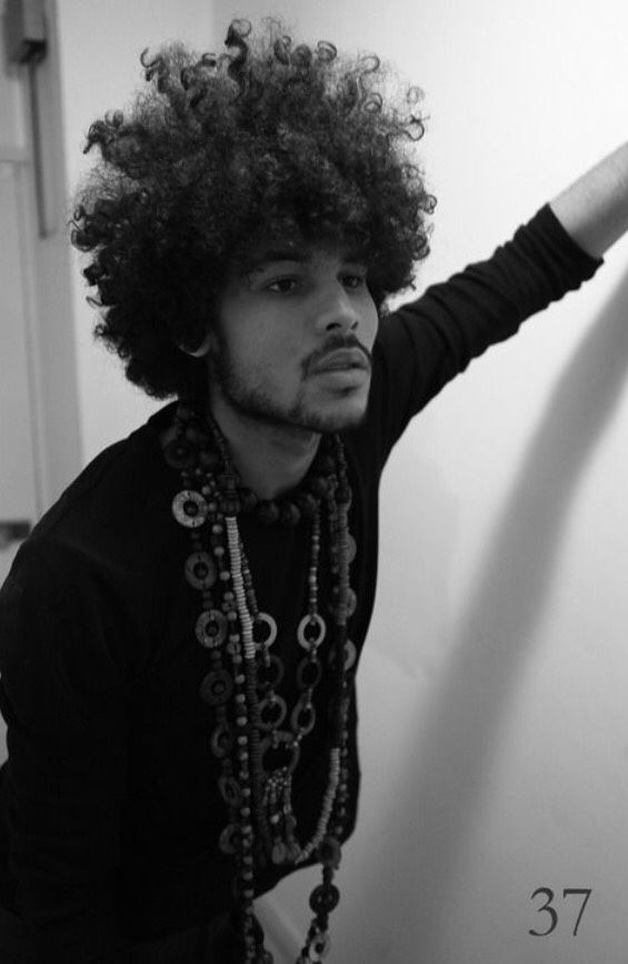 hombre afro