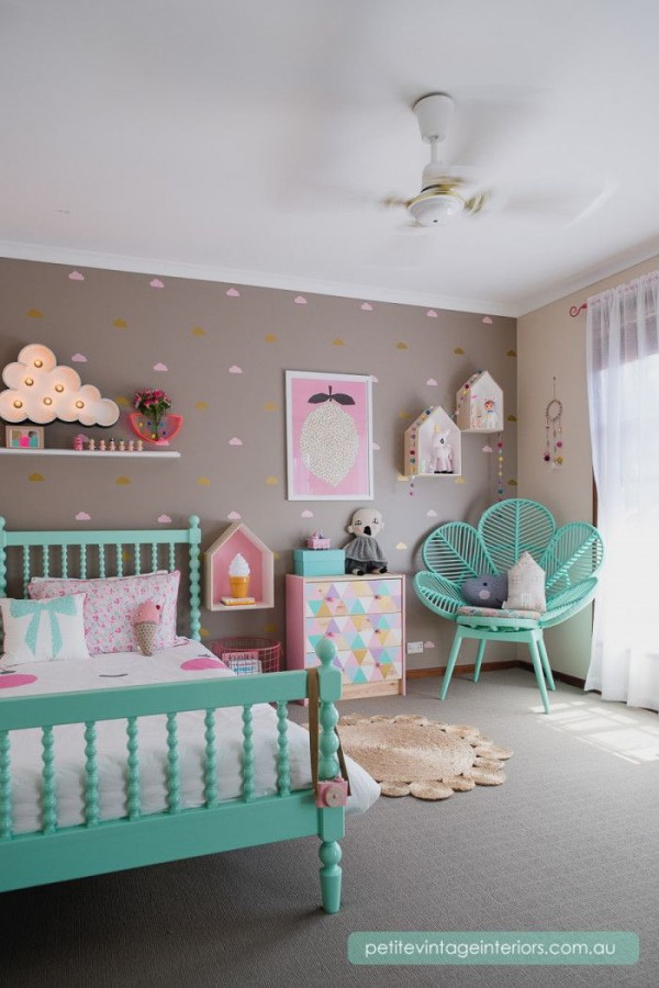 Falsedad Puno obtener Lindas ideas para decorar la habitación de una niña | Es la Moda