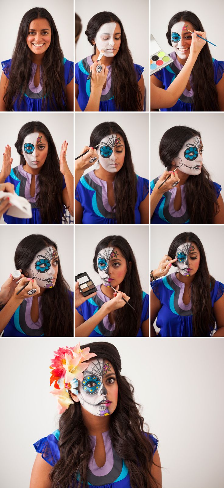 10 Maquillajes de calavera que puedes hacer tu misma | Es la Moda