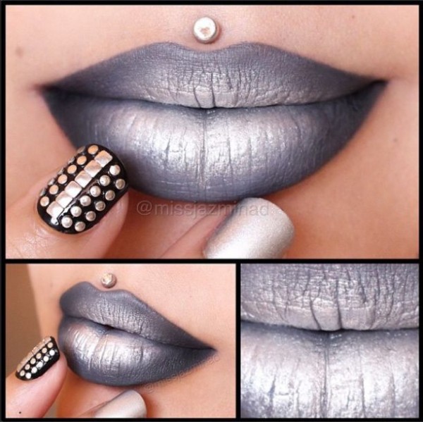 lips gray