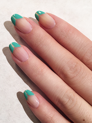 manicure verde