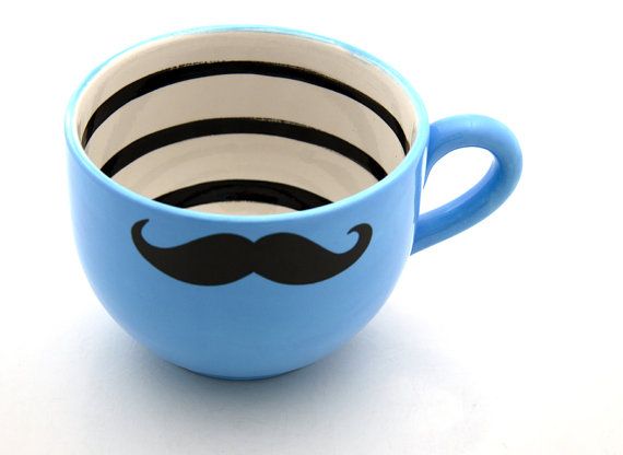 moustache mug