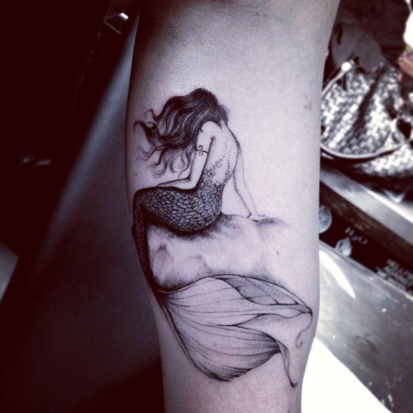 sirena tatuaje