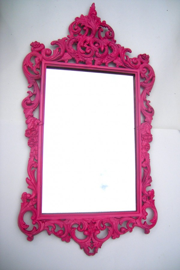 espejo rosa