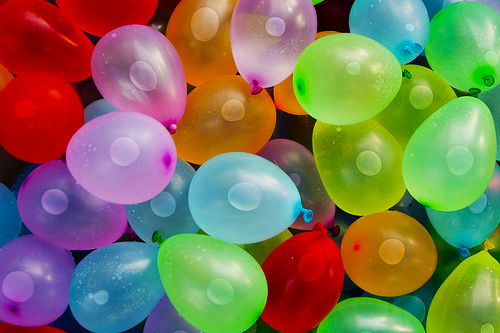 globos de agua