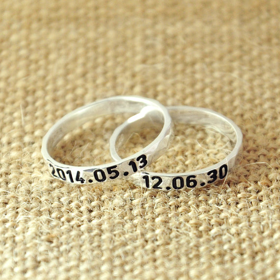 anillo con fecha