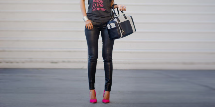 Ideas para combinar un outfit negro y rosa | Es la Moda