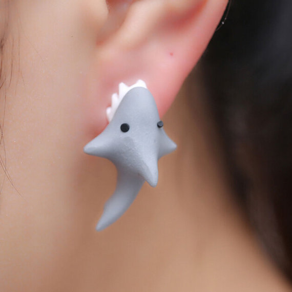 shark earring