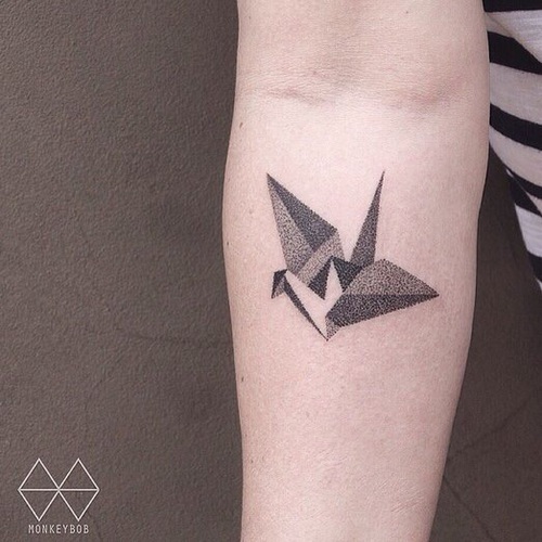 origami tattoo