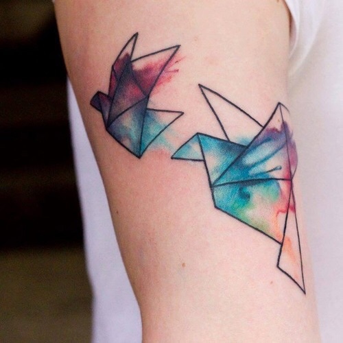 origami tatuaje