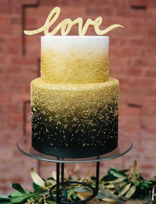 gold cake