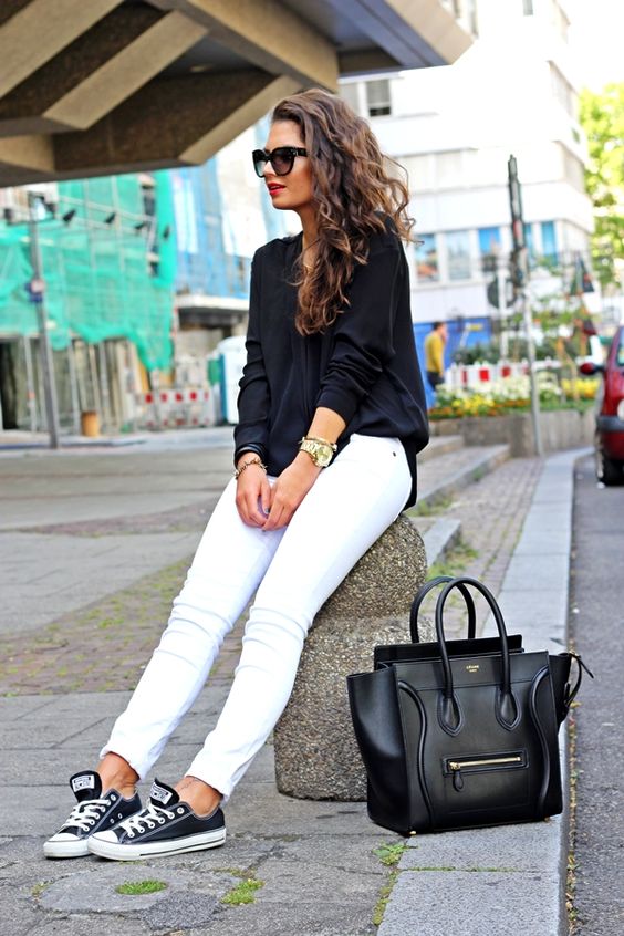 blanco y negro outfit