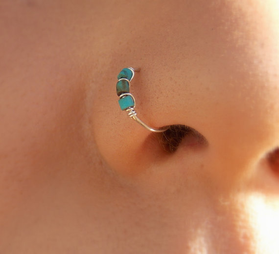 blue piercing