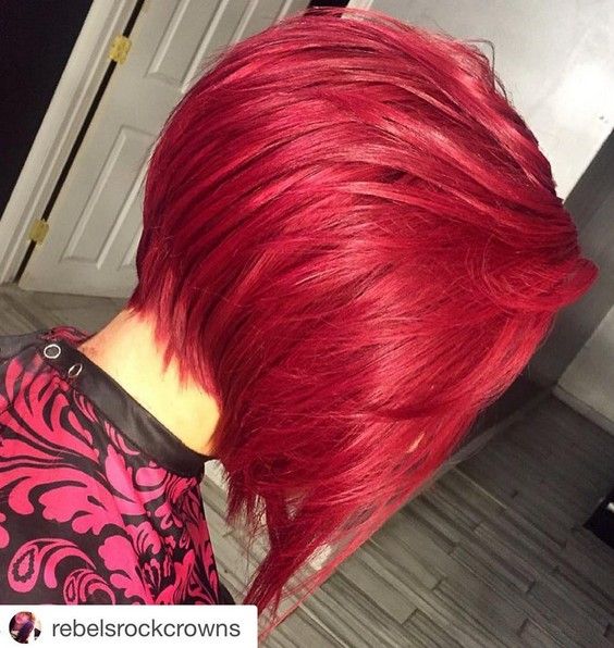 cabello rojo rojo