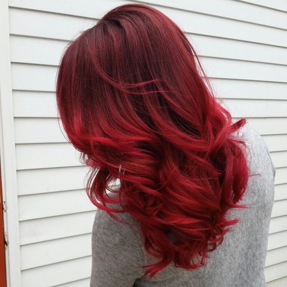 rojo cabello hermoso