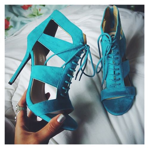 zapatos azules