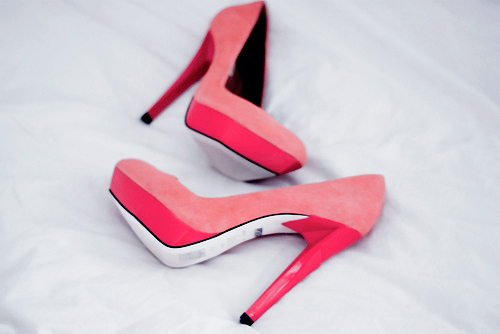 zapatos rosas para mujer