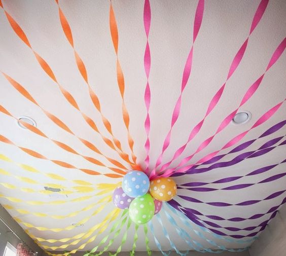 globos con papel crepe decoracion