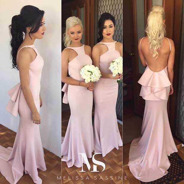 Vestidos Boho Para Damas De Honor Junior Con Falda Cascada Orquídea main image 0