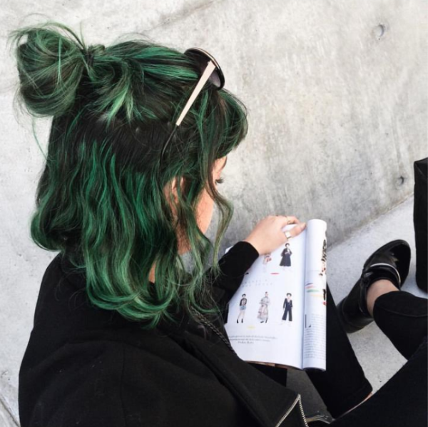green-hair