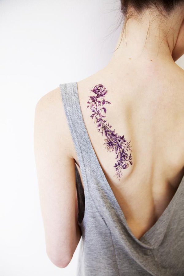 14 Ideas para hacerte un tatuaje delicado y sexy en la espalda | Es la Moda