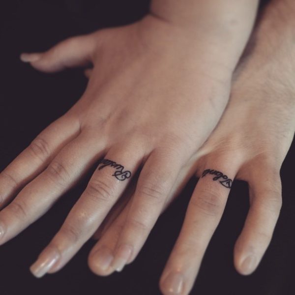ellos Línea de metal Intercambiar Tatuajes de anillos de boda que necesitas antes de casarte | Es la Moda