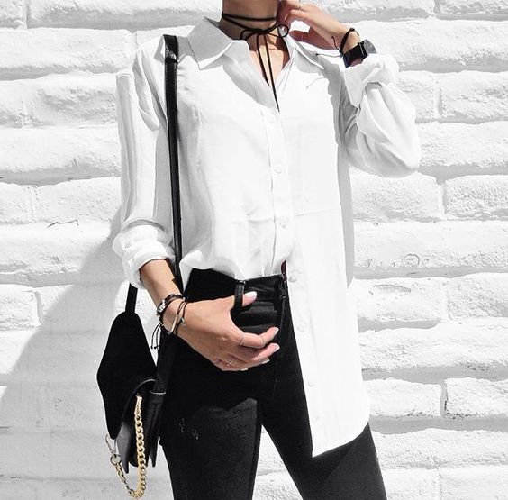 16 Outfits en blanco y negro que te harán ver sencillamente hermosa