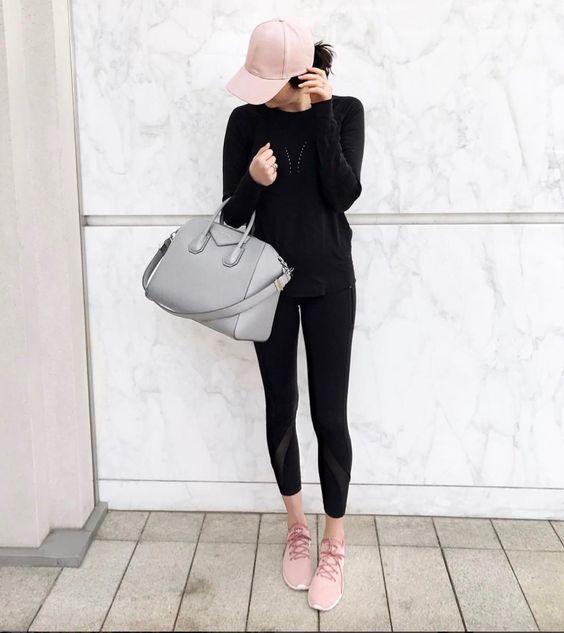 16 Ideas para combinar outfits con rosa y negro | Es la Moda