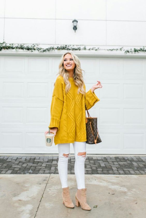 15 Outfits con color amarillo ¡que te harán ver súper fashionista! | Es la  Moda