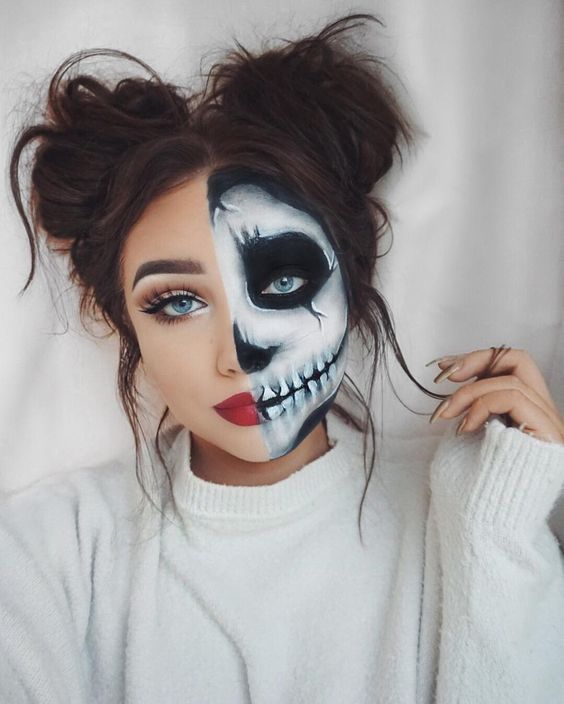 20 Maquillajes de Halloween para cambiar la selfie de tu foto de perfil |  Es la Moda