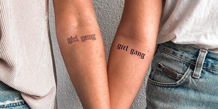 Tatuajes Aesthetic para mejores amigas