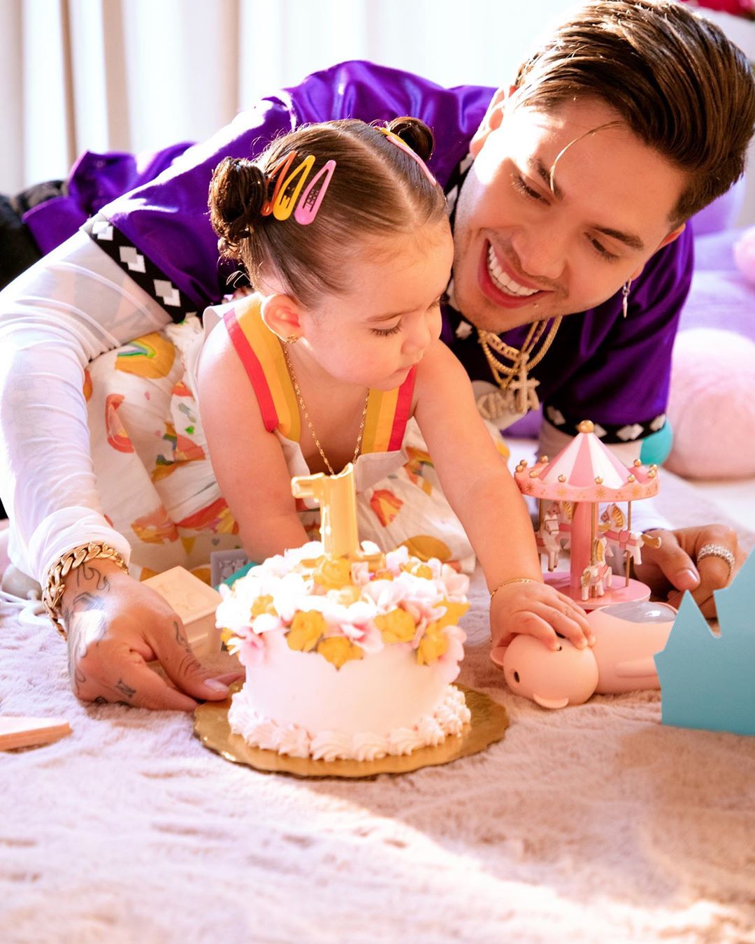 JD Pantoja celebró el primer cumpleaños de Kima de la forma más tierna