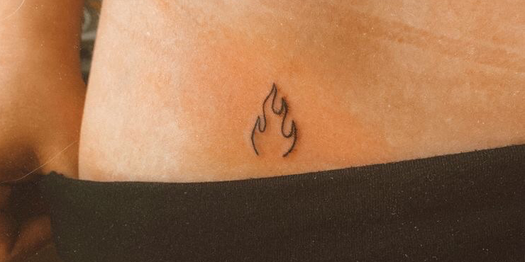 Mini tattoos para chicas que quieren algo que casi no se vea