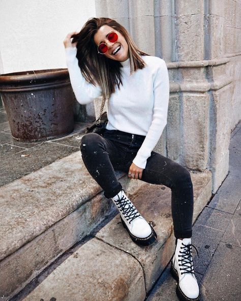 15 Outfits con botas blancas que serán tu nueva obsesión | Es la Moda