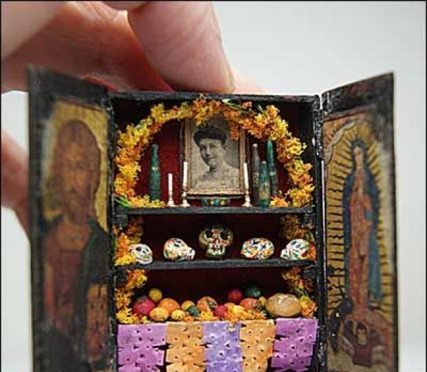 Ideas para una mini ofrenda de día de muertos Es la Moda