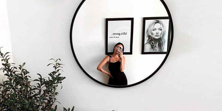 Ideas de decoración que sólo un espejo circular puede darte