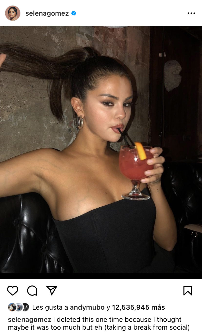 Esta es la foto que Selena Gómez no quería que viéramos Es la Moda