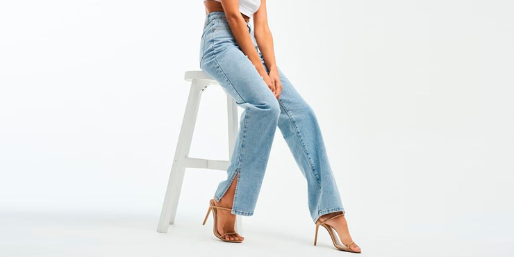 Ideas para combinar tus pantalones anchos con tacones